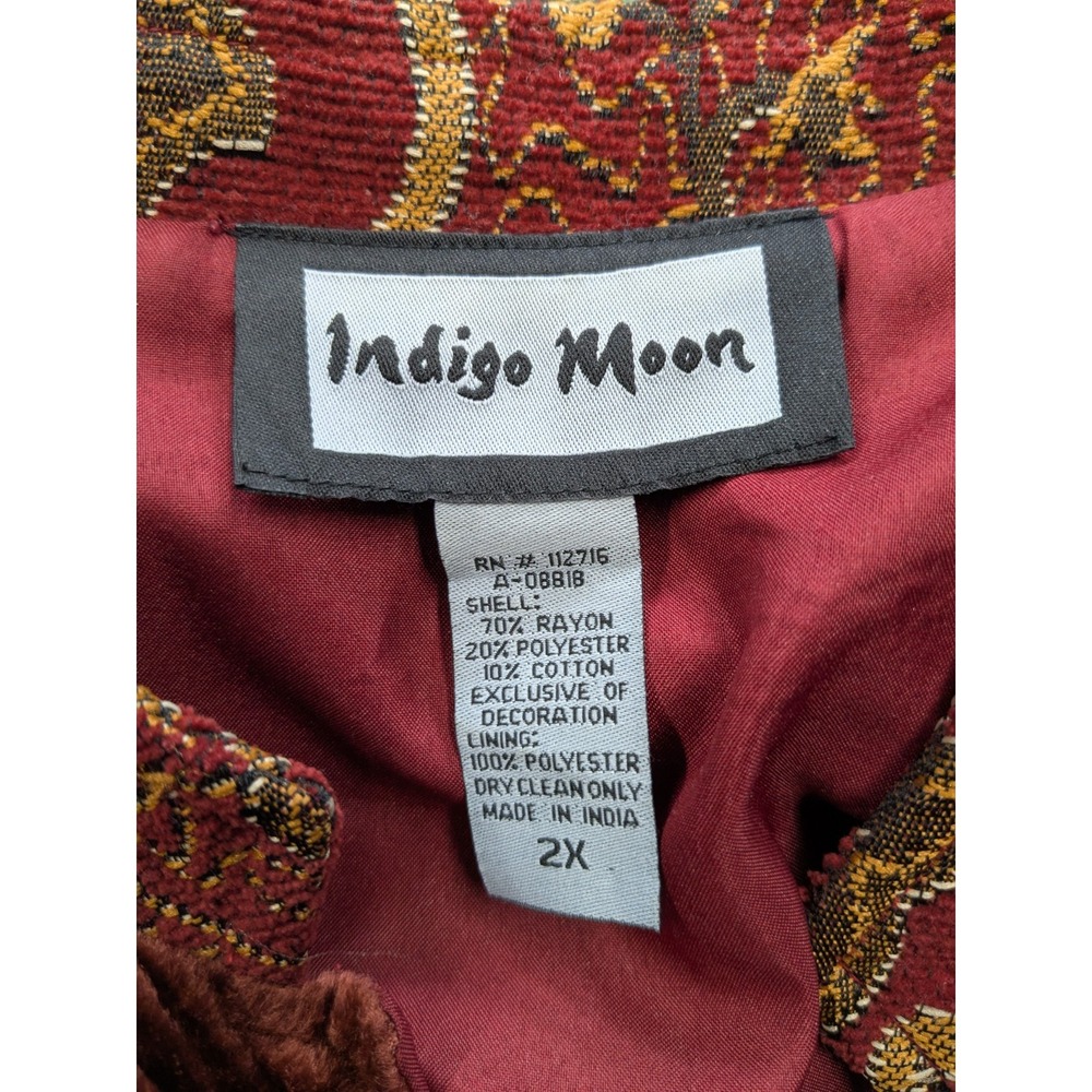 Textured Patchwork Velvet Jacket - Multi - Picture 3 of 11